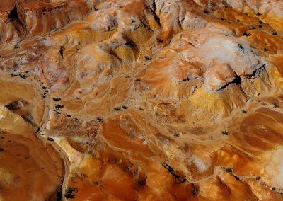 Gavin John Photography Landscape aerial photograph of lake eyre