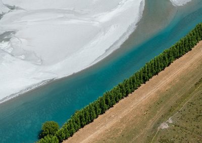 Gavin John Photography Landscape aerial image of lake in Mt Aspiring National Park
