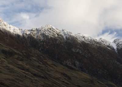 Gavin John Photography Landscape scotland snow covered mountain peak glen coe