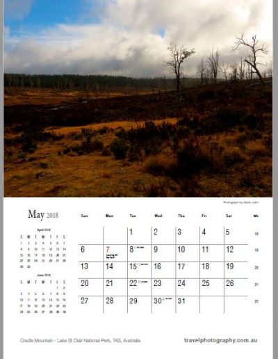 Gavin John Photography Landscape calendar Photo