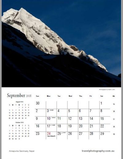 Gavin John Photography Landscape calendar Photo