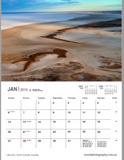 Gavin John Photography Landscape calendar Photo