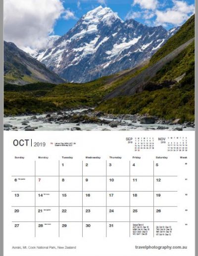 Gavin John Photography Landscape calendar Photo